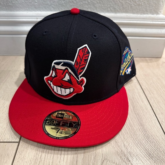 New Era 59fifty Cleveland Indians Fitted 1997 World Series - Picture 1 of 3